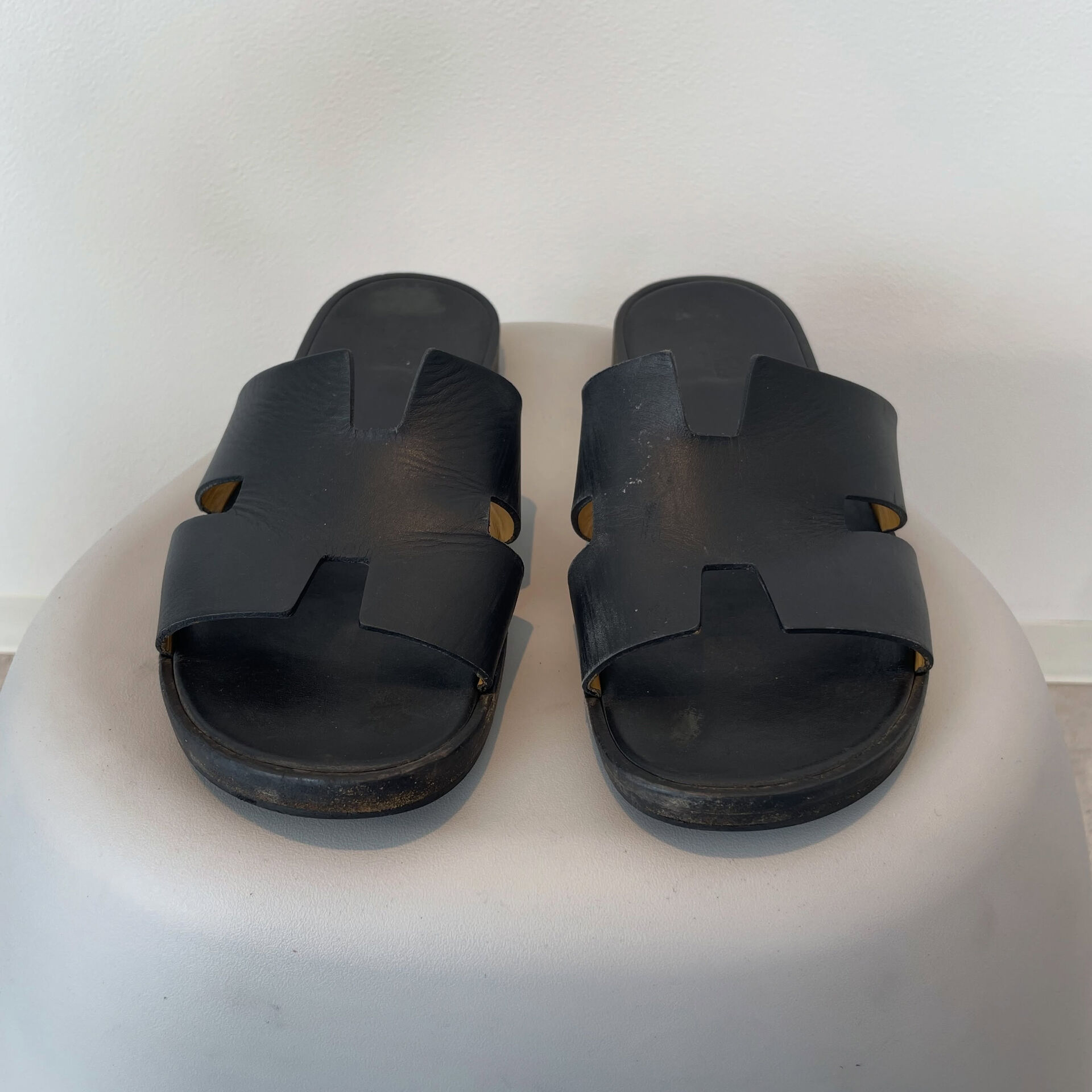 エルメス サンダルの接着修理