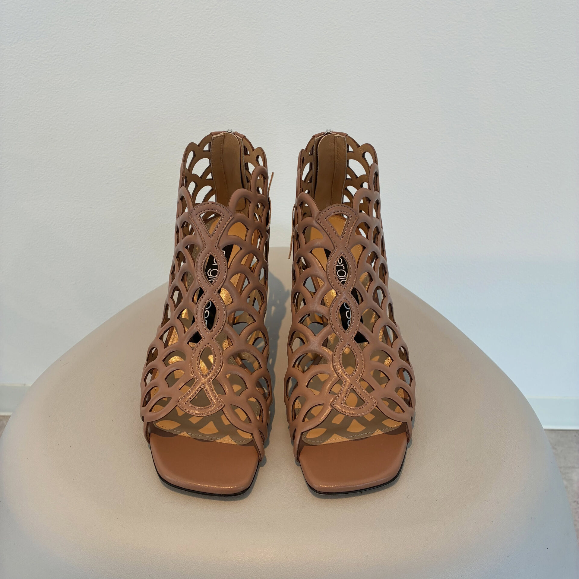セルジオロッシ 新品 ハーフラバーソール（裏張り）施工